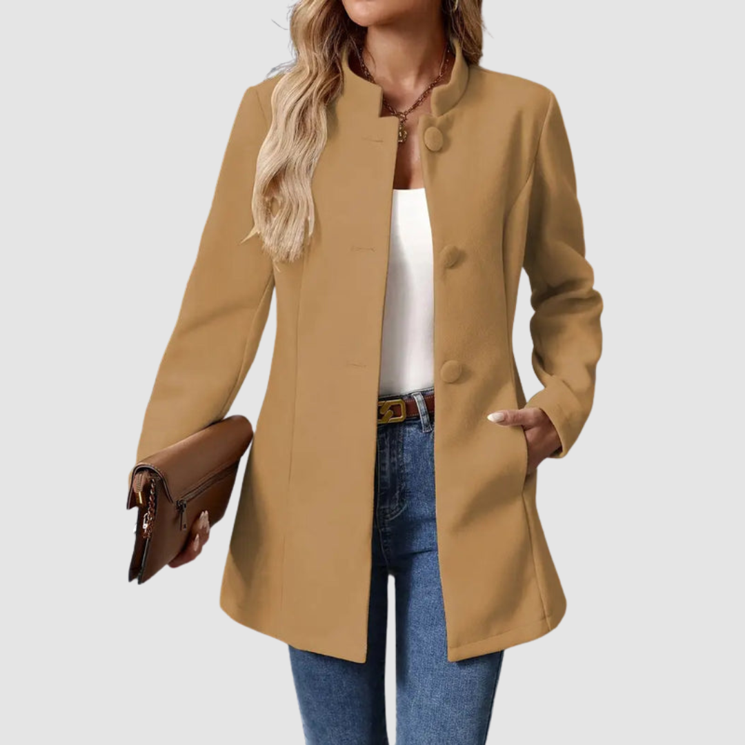 Modique™ - Elegant & Tidlös Kappa med Ståkrage