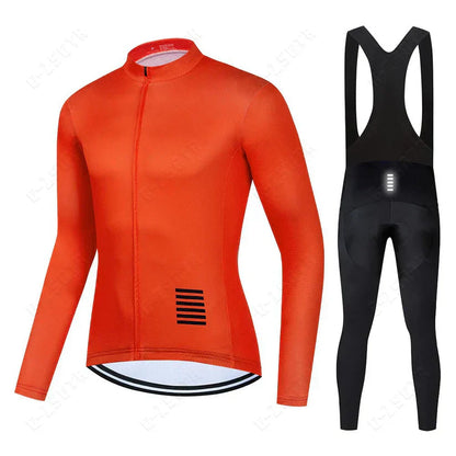 Ensemble de Cyclisme à Manches Longues