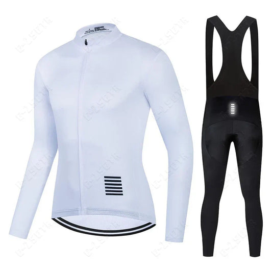 Ensemble de Cyclisme à Manches Longues