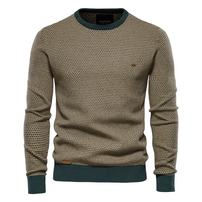 Steinmann | Herrpullover med Rutmönster