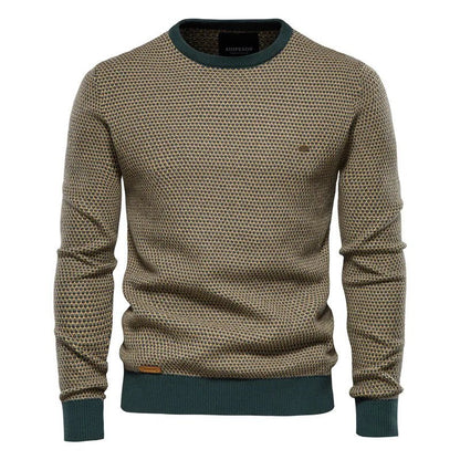 Steinmann | Herrpullover med Rutmönster