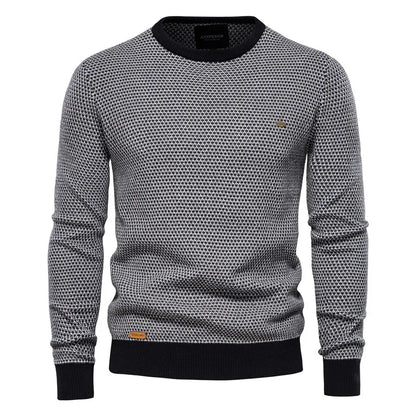 Steinmann | Herrpullover med Rutmönster