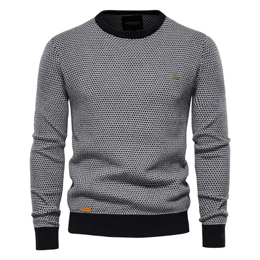 Steinmann | Herrpullover med Rutmönster