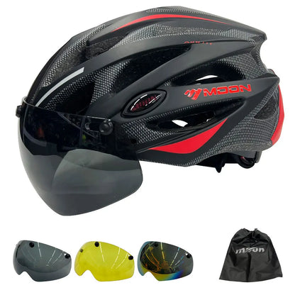 Moon | Casque de vélo PRO avec visière intégrée