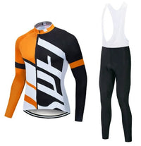 Orange (Maillot + Collant à Bretelles)