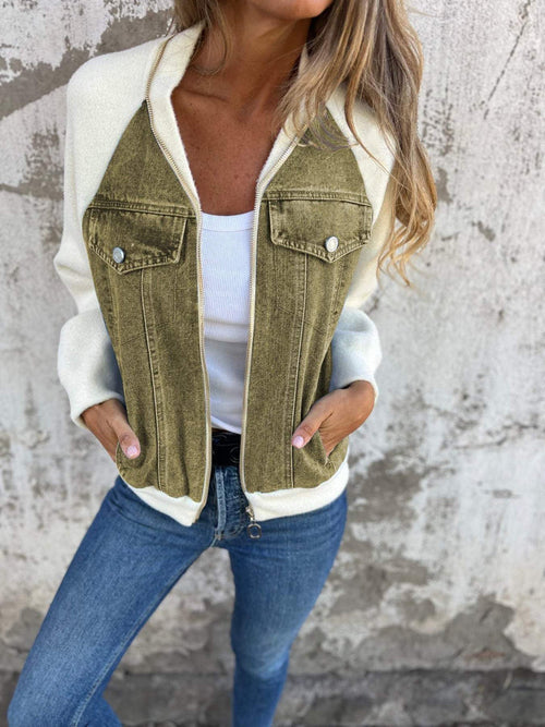 Felicia Denimjacka Vintage Twist