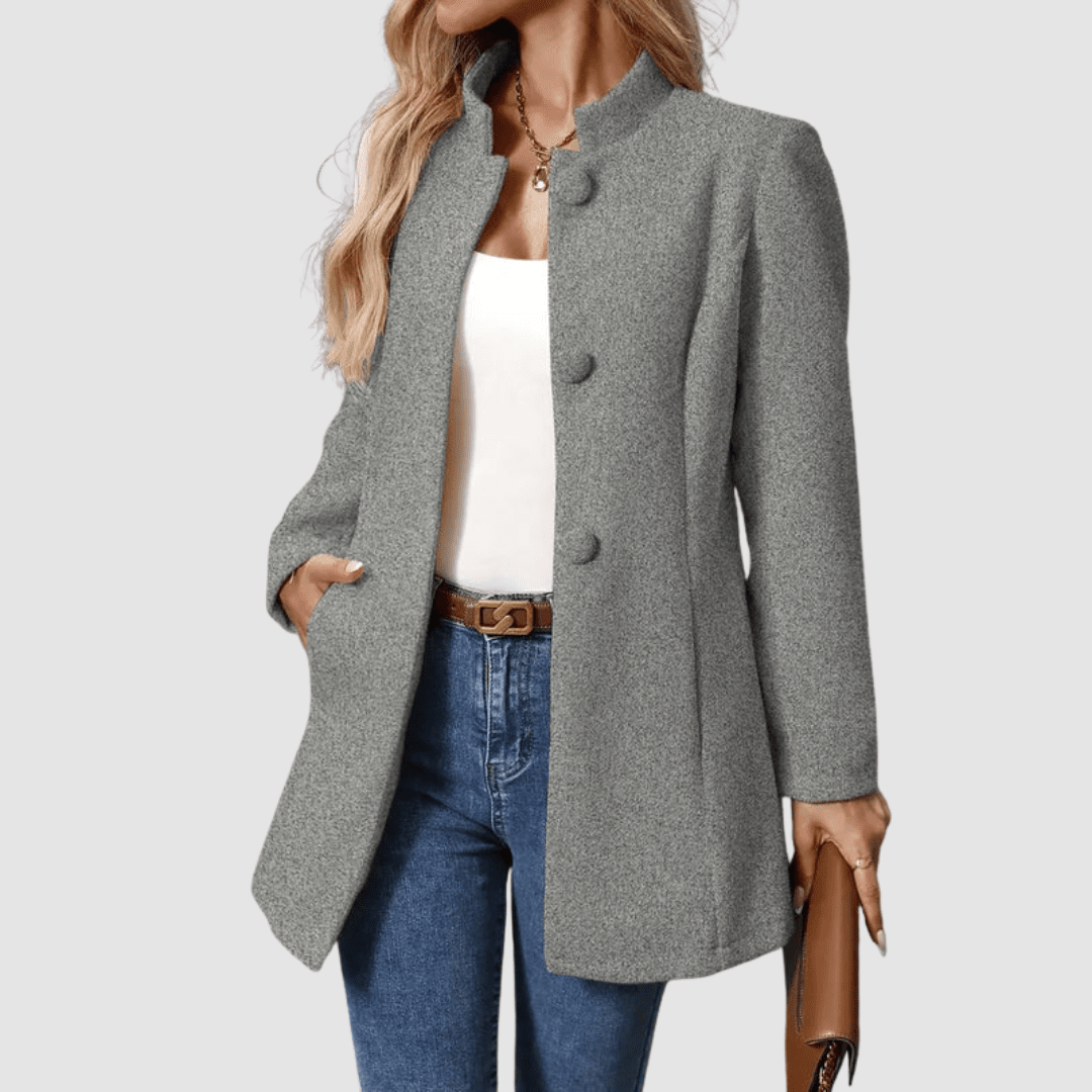 Modique™ - Elegant & Tidlös Kappa med Ståkrage
