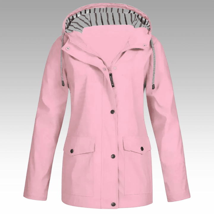 Therese™ - Vattentät Jacka - Elegant Design & Ultralätt Komfort för Alla Väder
